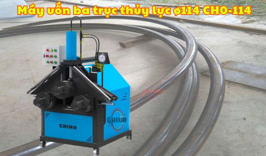 Máy uốn ba trục thủy lực ø114 CH0-114 | Giá máy uốn ba trục thủy lực, Máy uốn thủy lực Ø 60 giá rẻ, Máy uốn thủy lực Ø 90 giá tốt, Máy uốn thủy lực Ø 114 cao cấp, Báo giá máy uốn ba trục thủy lực, Máy uốn thép thủy lực công nghiệp, Giá máy uốn ống thủy lực hiện nay, Máy uốn thủy lực cho cơ khí, Máy uốn ba trục thủy lực giá ưu đãi, Địa chỉ bán máy uốn thủy lực uy tín,