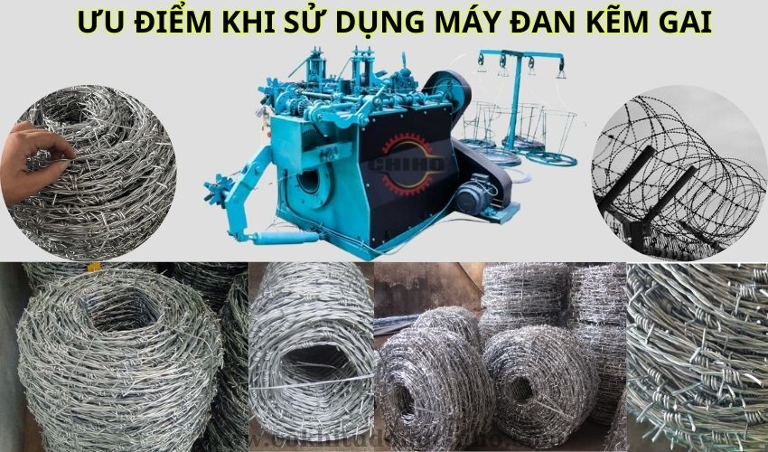 Ưu điểm khi sử dụng máy đan kẽm gai | máy đan kẽm gai, giá máy đan kẽm gai, máy đan kẽm gai miền trung, giá máy đan kẽm mới nhất, máy sản xuất kẽm gai, chi phí máy đan kẽm,