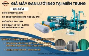 giá máy đan lưới b40 tại miền trung