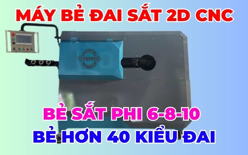 máy bẻ đai sắt 2D CNC | máy bẻ đai sắt CNC, máy bẻ đai sắt 2D, máy bẻ đai phi 6-8-10, máy uốn đai sắt tự động, máy bẻ tai dê, máy bẻ đai xây dựng, máy làm đai sắt công nghiệp, máy bẻ đai tốc độ cao, máy bẻ đai cho xưởng cấu kiện, máy bẻ đai tự động hóa